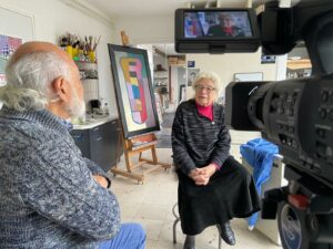 Dinie Kuilman in Kunstwerk