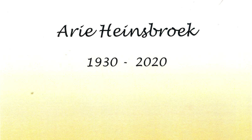 RTV Lansingerland-grondlegger Arie Heinsbroek (1930-2020) overleden