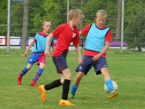 Jeugdvoetbaldagen bij DCV