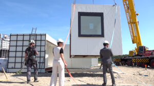Mijlpaal flexwoningen Sporthoeklaan Bergschenhoek