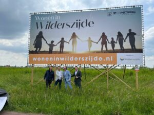Bouwbord gebiedsontwikkeling Wilderszijde onthuld