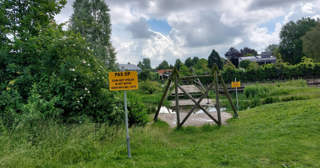 Waterpret in Bleiswijk: Speelplek aan de gruttostraat weer veilig