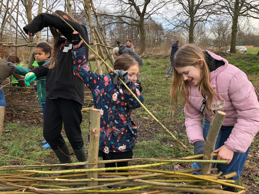 Rotta Rangers helpen mee met natuurwerk