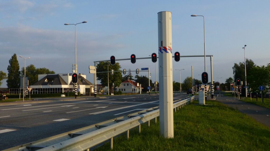 Flitspalen in Lansingerland flitsen er flink op los