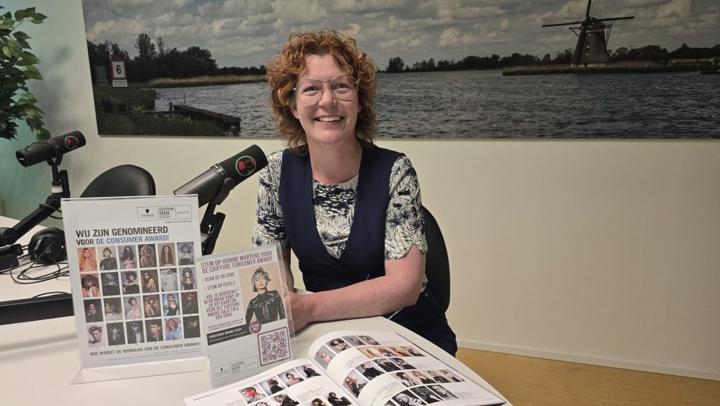 Berkelse kapster Ivonne Martens verovert derde plek bij Coiffure Award