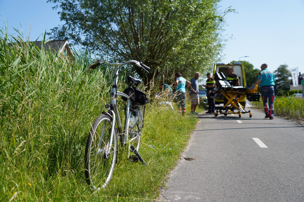 Drie gewonden bij botsing tussen twee fietssters op fietspad Bergweg-Zuid in Bergschenhoek