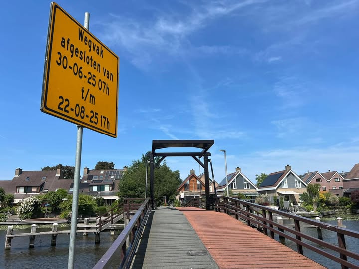 Onderhoud brug verlaat door communicatieblunder, toch boodjesvaren deze zomer!