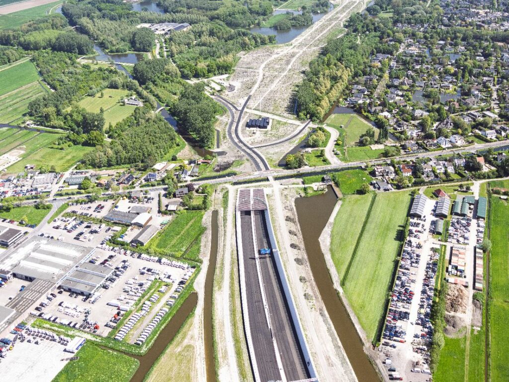 Nieuwe snelweg A16-A13 met Rottemerentunnel opent in oktober
