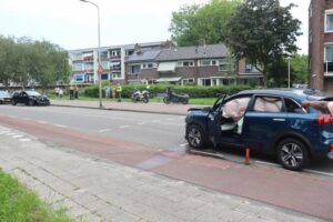 Frontale aanrijding op Paltelaan