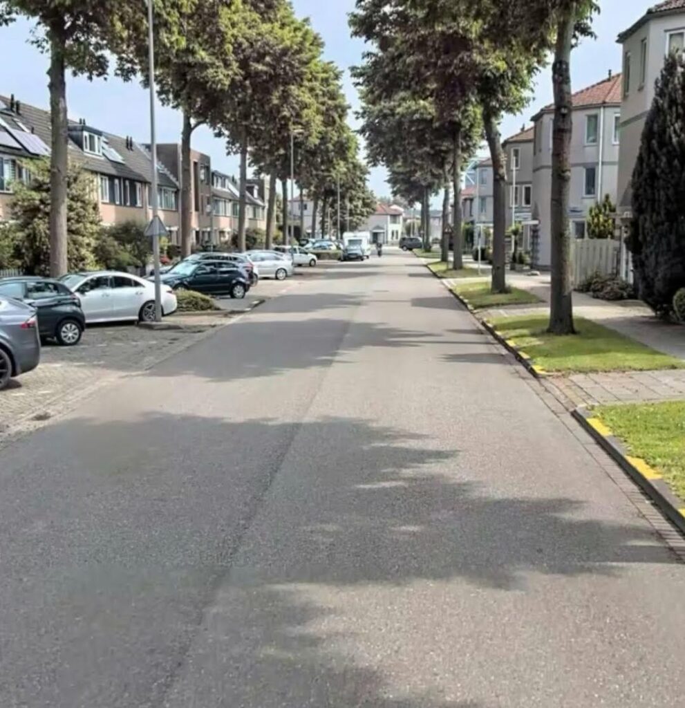 Racebaan Blauw-Roodlaan: bewoners willen drempels, gemeente twijfelt