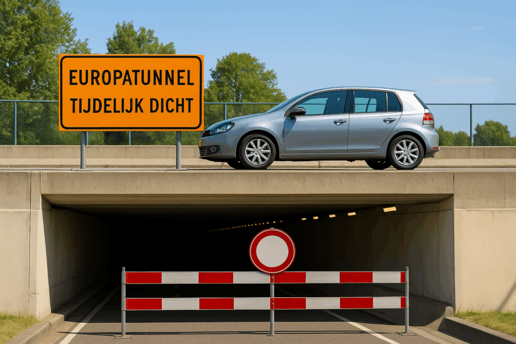 Europatunnel drie nachten dicht voor onderhoud