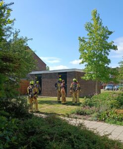 Deel Meerzicht tijdelijk zonder stroom na brand in verdeelstation