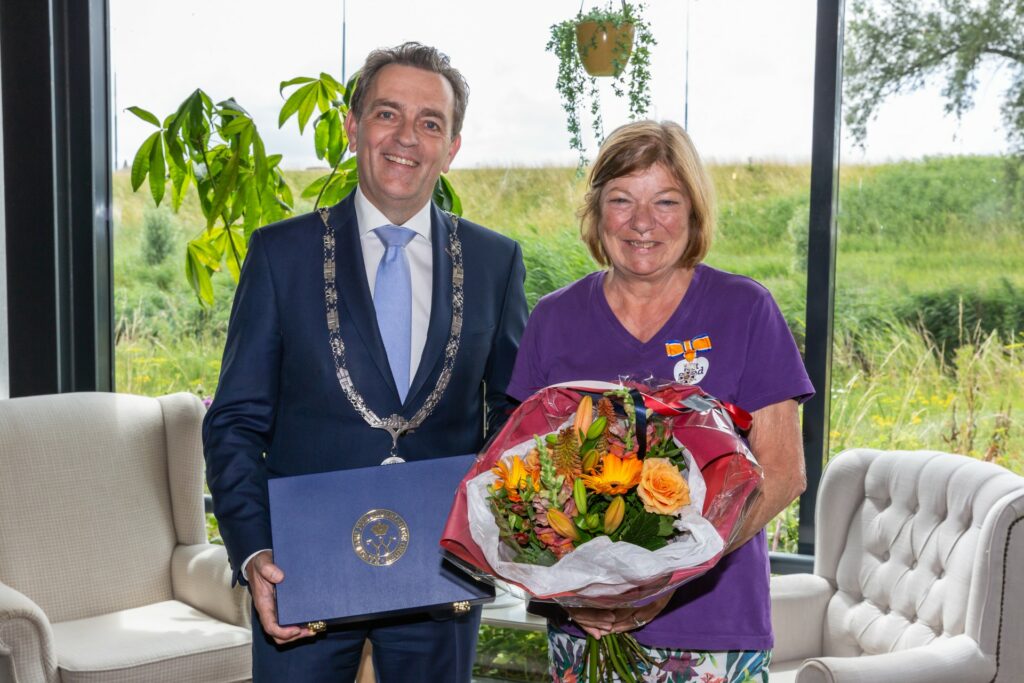 Koninklijke onderscheiding voor Anita van Santvoord