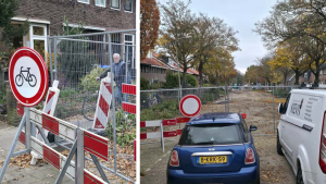 Werk aan Julianalaan (Bergschenhoek) blijft stilliggen – gemeente en aannemer oneens over bodemvervuiling