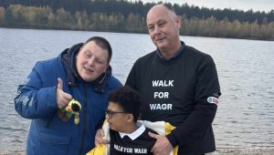 Vincent haalt geld op voor onderzoek tijdens WARG-sponsorloop