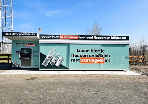 Nieuwe statiegeld bulk machine bij bouwhof.
