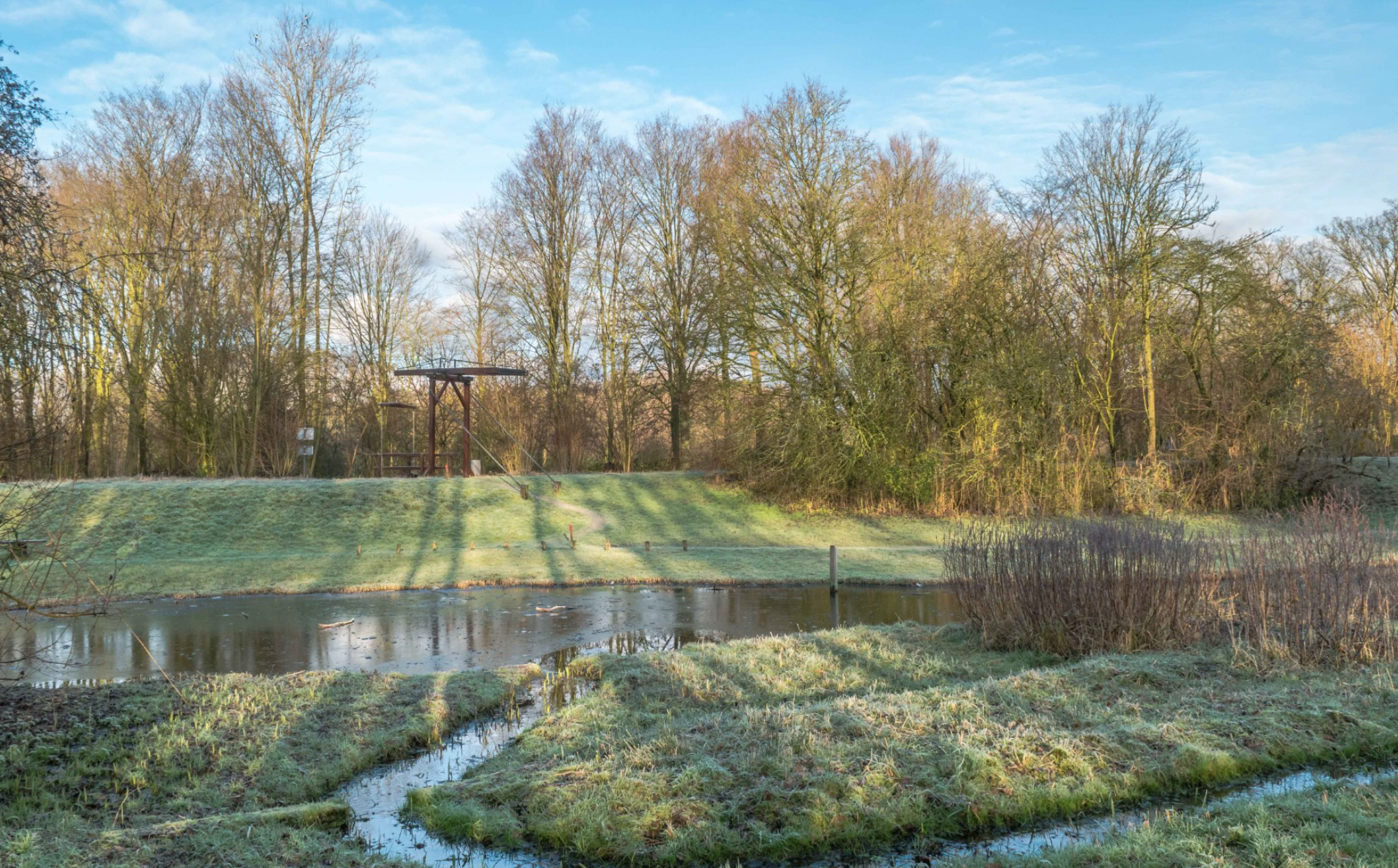 Nieuwjaarswandeling natuurtuin in Zoetermeer