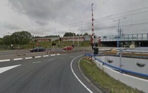 Spoorwegovergang station Zoetermeer-Oost dicht