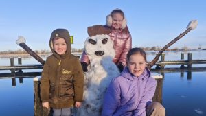 Sneeuw zorgt voor winterse taferelen in Lansingerland