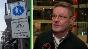 Inspreker fileert evaluatie fietsvrije centra: ‘Als ik de deur open doe, word ik bijna van mijn sokken gereden’