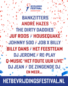 LineUp 5 Mei festival bekend