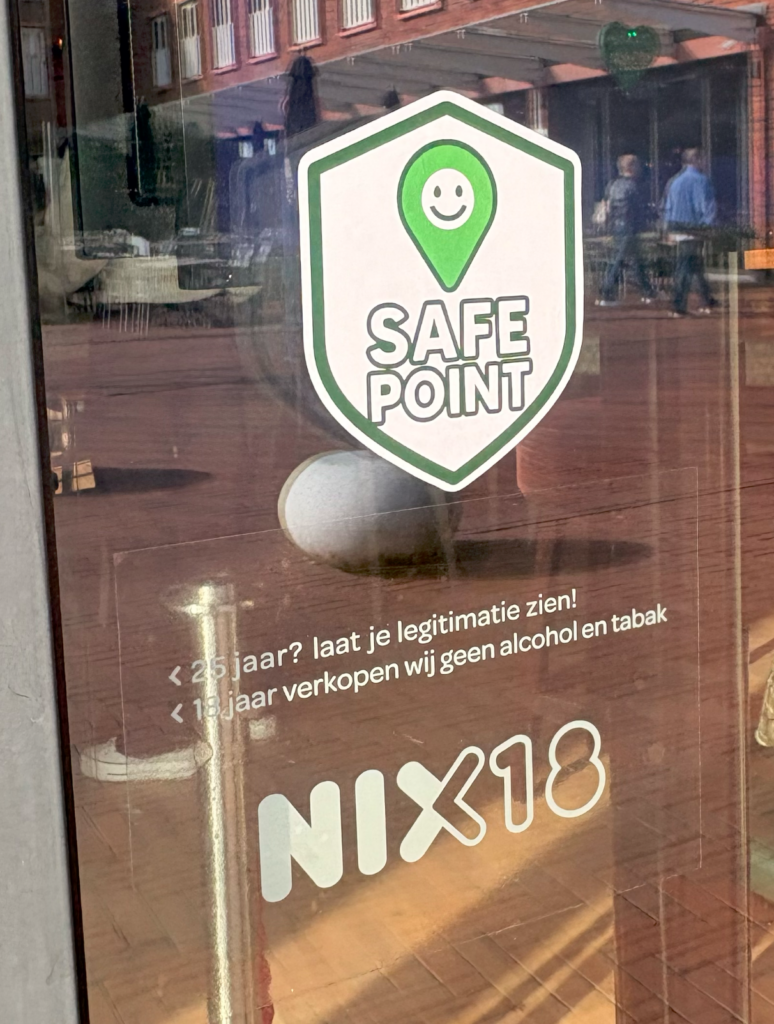 Eerste safepoint in Zoetermeer bij het stadstheater