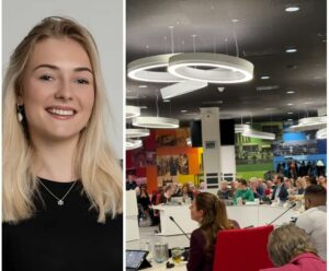 Vrouwen rukken op in Zoetermeerse raad: Tess Lassche (18) één van de nieuwe gezichten