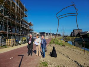 Nieuwe molenkunst markeert fietspad Wilderszijde in Bergschenhoek