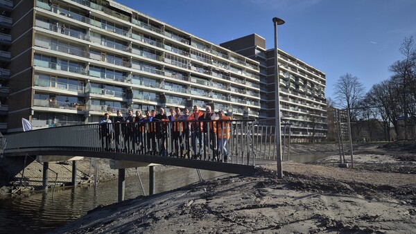 Nieuwe brug in Bossenpark officieel geopend