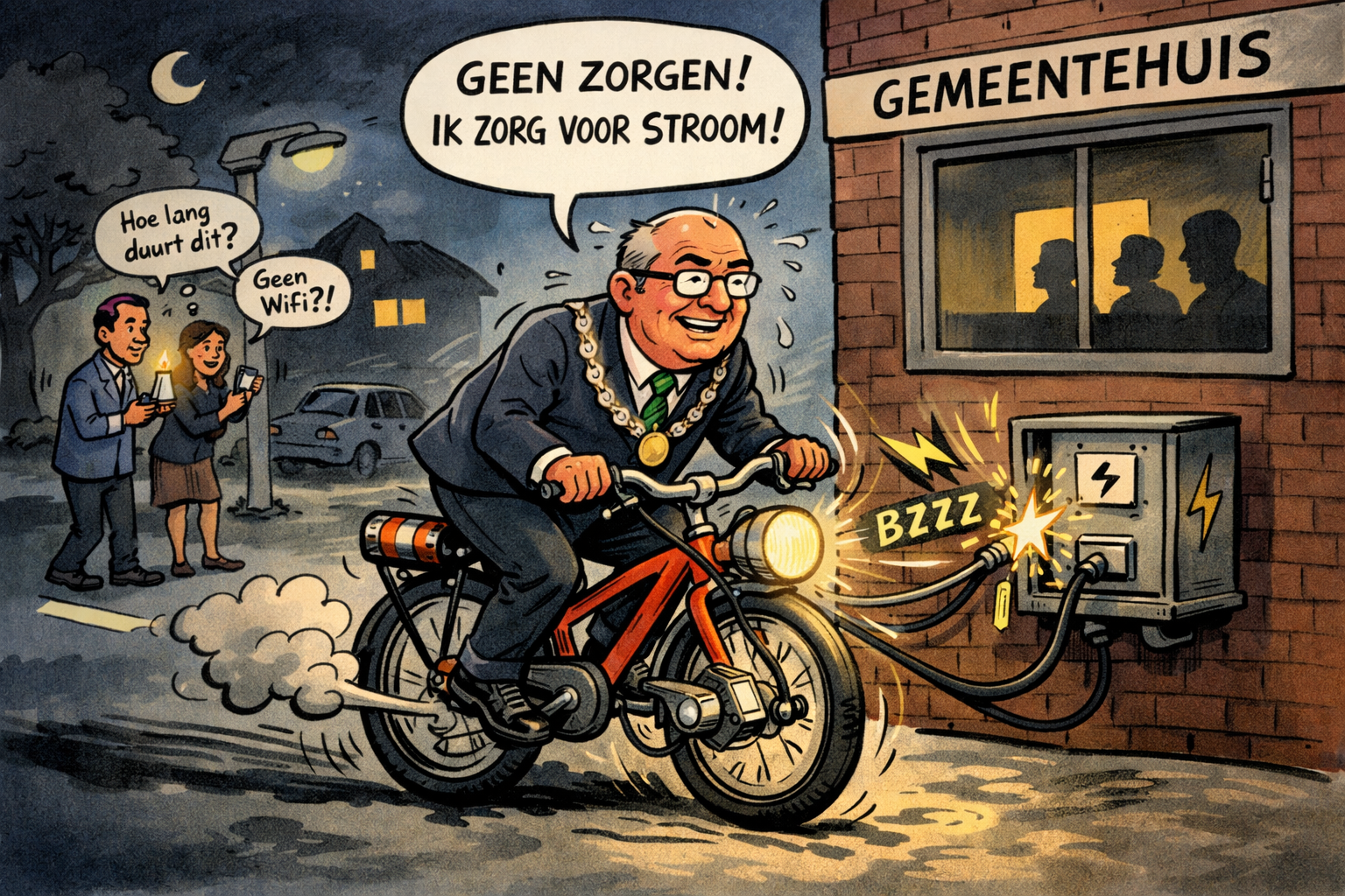 Gemeente denkt na over rampen, stroomstoringen en aanvallen