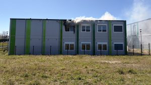 Uitslaande brand in AZC Bergschenhoek