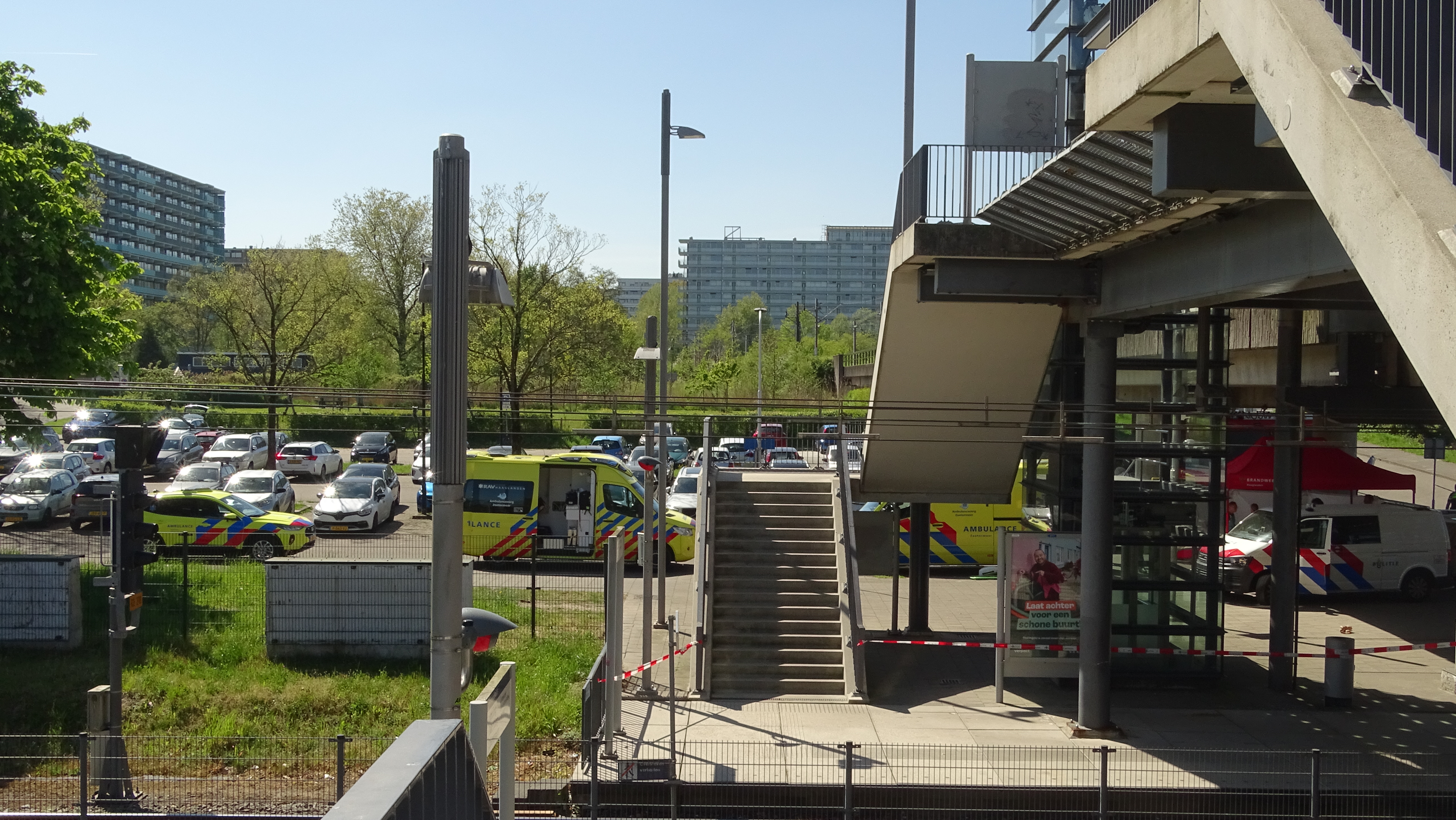 Vrouw overlijdt na spoedincident aan Voorweg in Zoetermeer