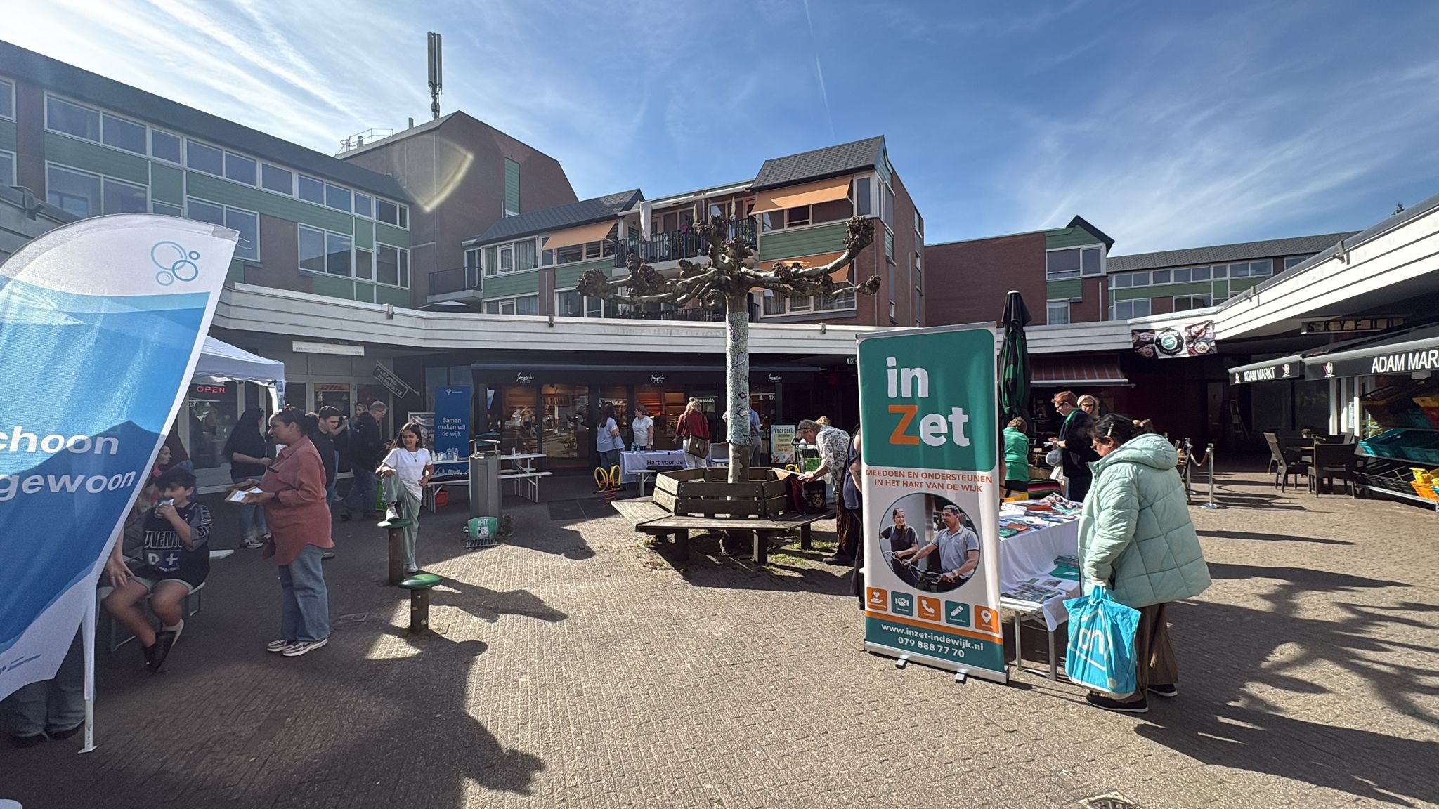 Informatiemarkt brengt bewoners en organisaties samen in Seghwaert