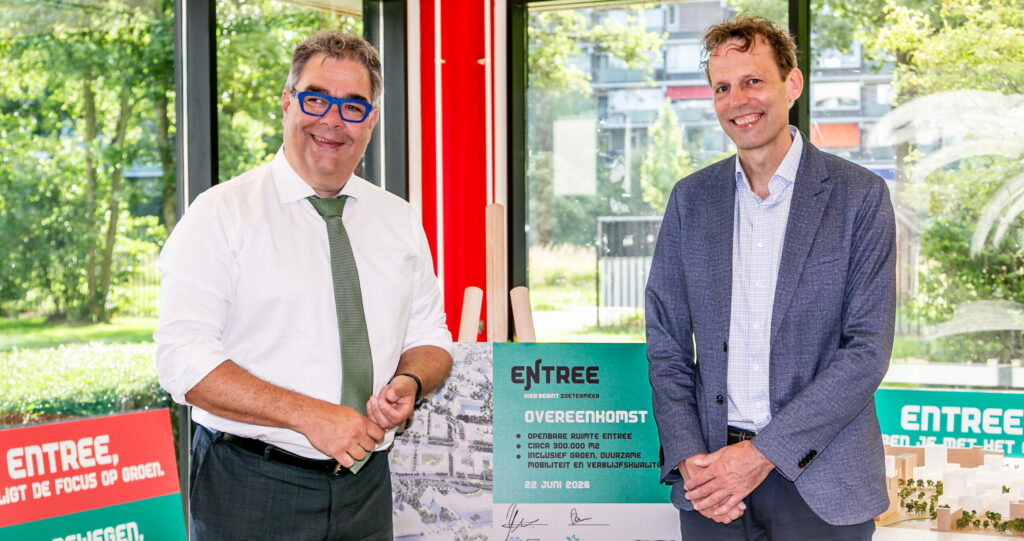 Gemeente tekent overeenkomst voor ontwerp openbare ruimte Entree
