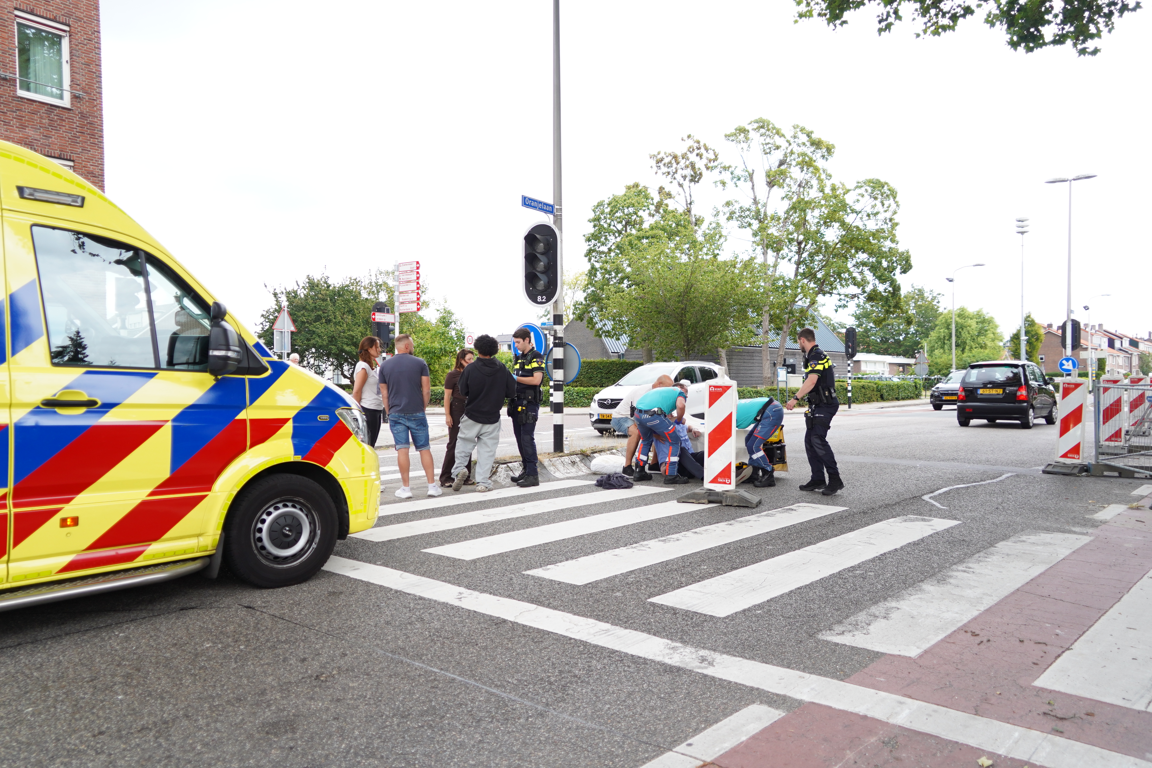 Fietser gewond na aanrijding op kruising Oranjelaan in Zoetermeer