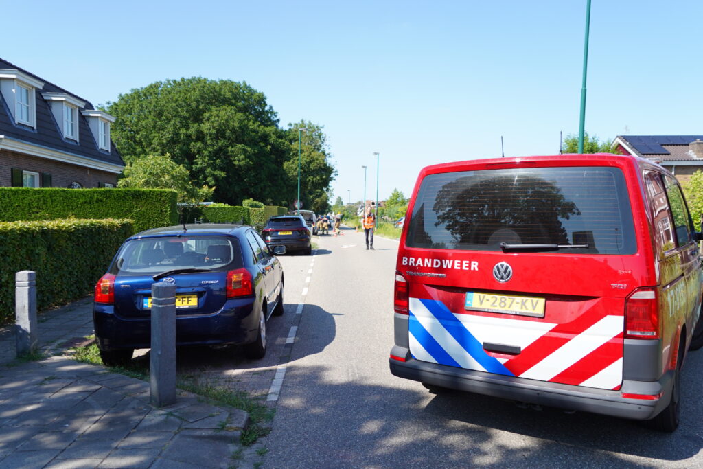 Bergweg-Noord afgesloten vanwege gaslekkage na boorwerkzaamheden in Bergschenhoek