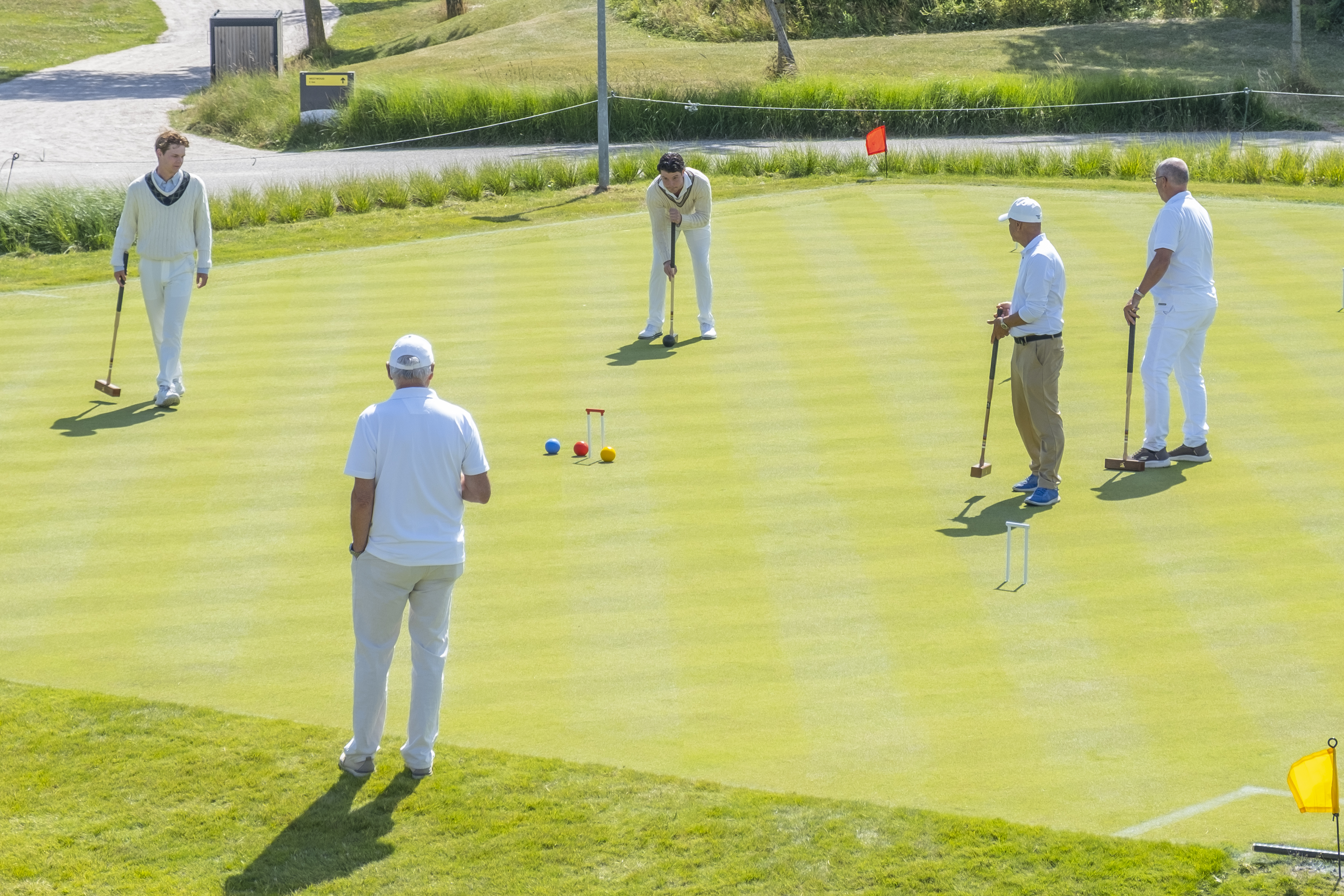 Landelijke primeur: eerste officiële croquetbaan opent bij Golfbaan Bentwoud