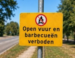 Barbecueverbod Rottemeren blijft voorlopig van kracht