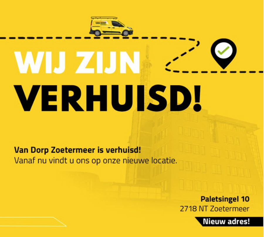 Van Dorp verhuist na ruim 30 jaar van Koraalrood naar Paletsingel