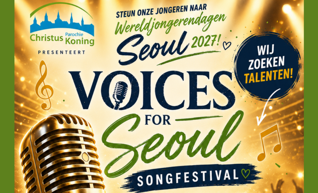 Artiesten gezocht voor benefietavond ‘Voices for Seoul’