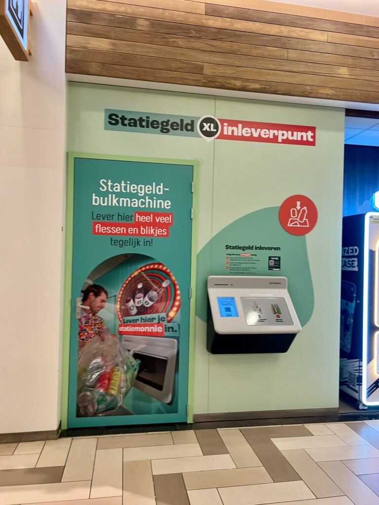 Nieuwe statiegeldbulkmachine in Westswaartspassage