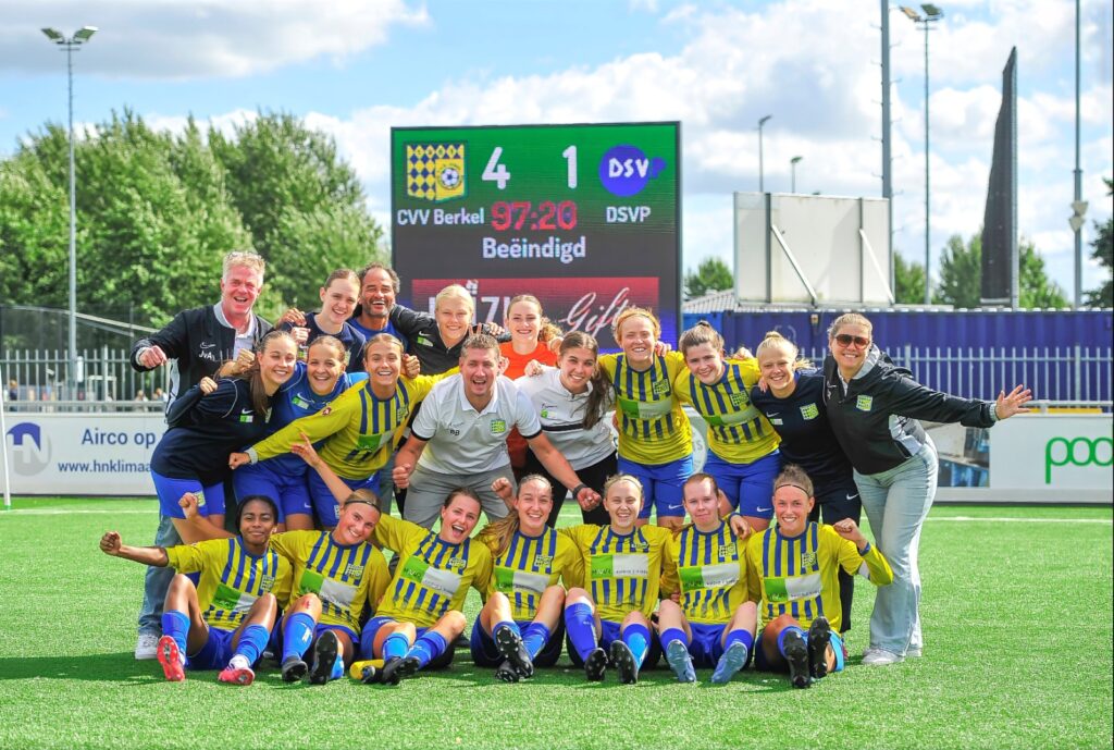 Berkel vrouwen overtuigend langs DSVP in KNVB-beker